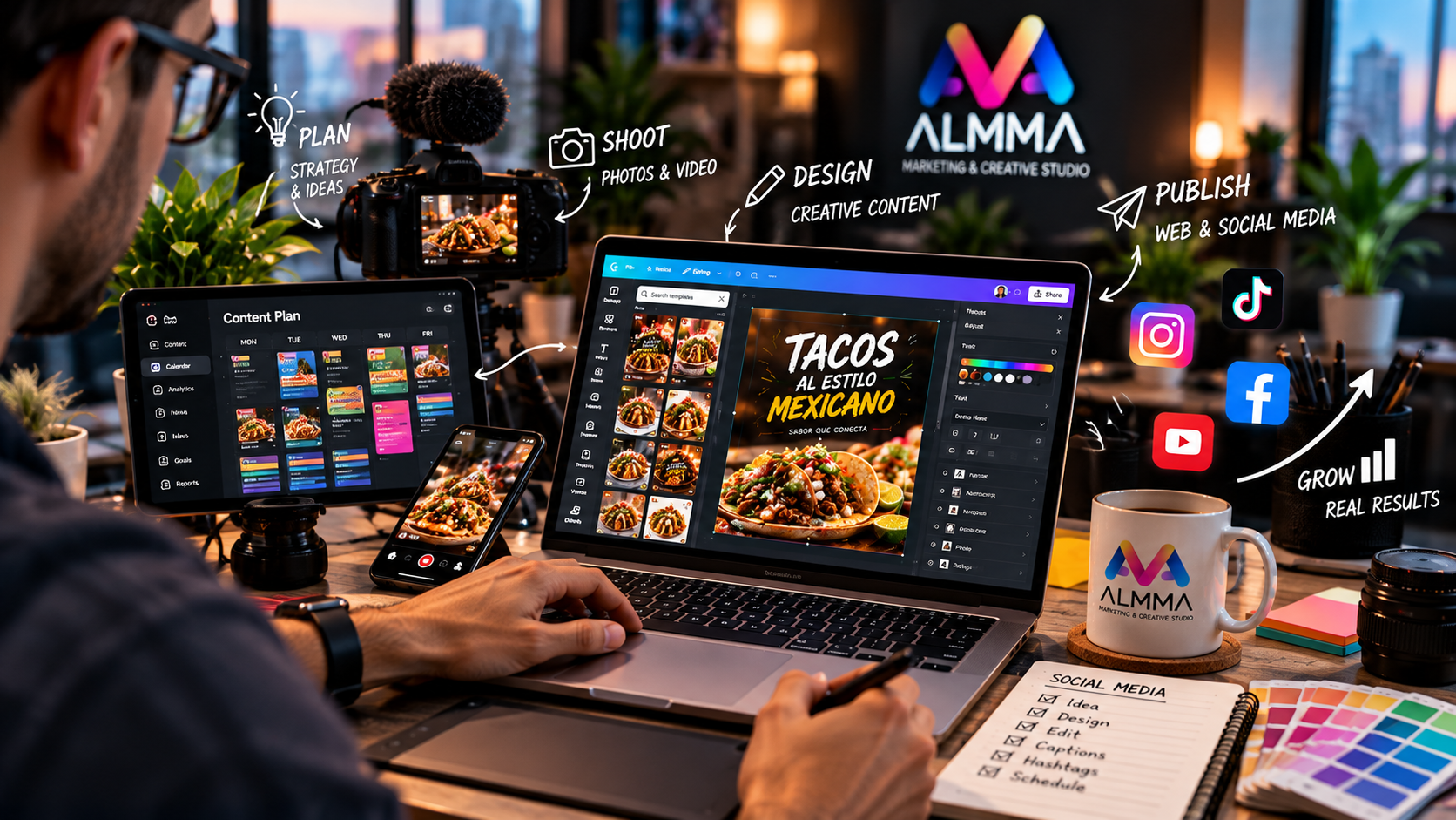 ALMMA content creation