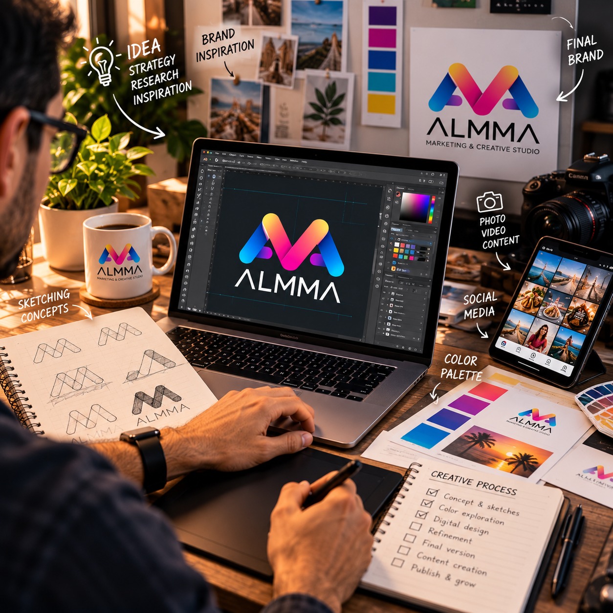ALMMA branding process