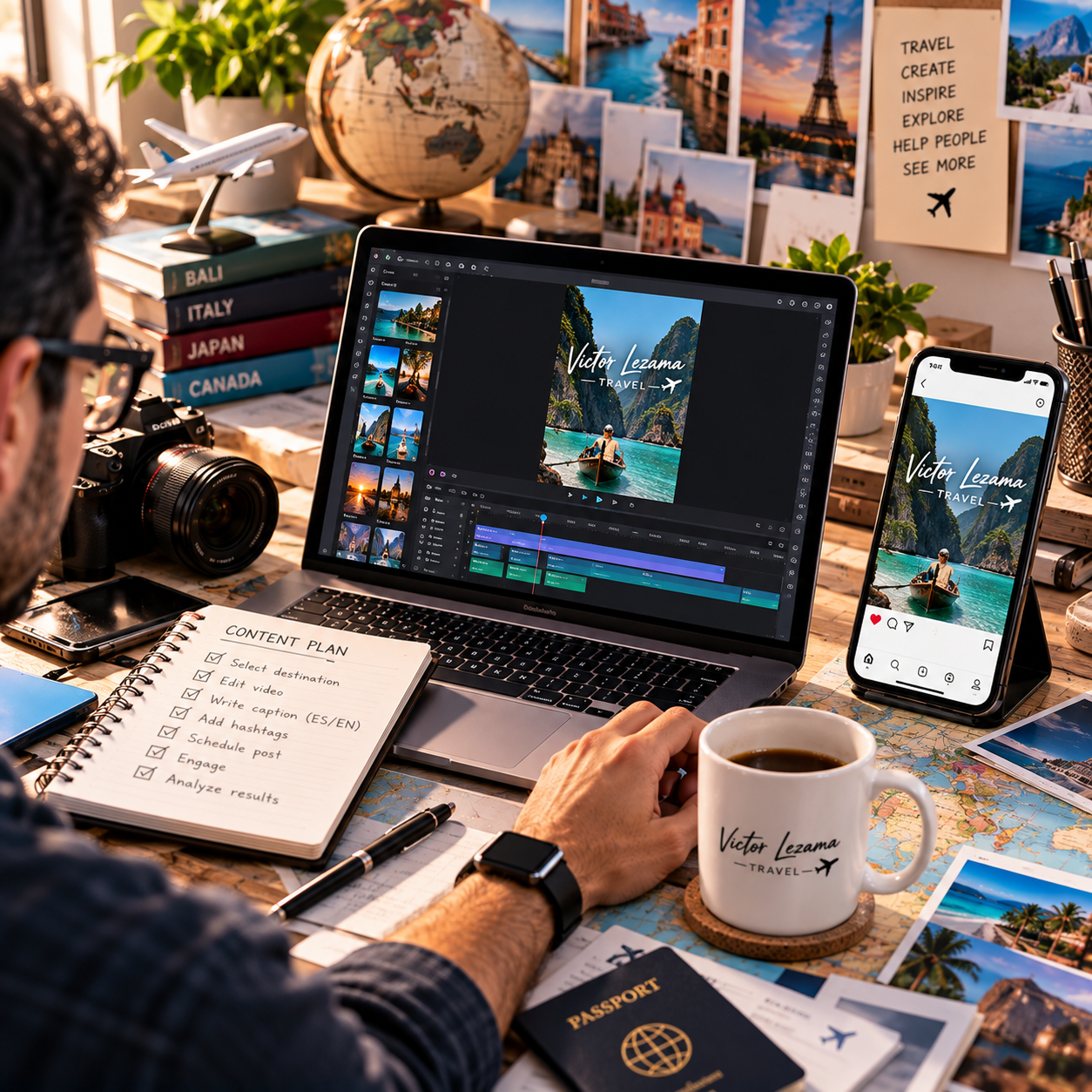 Victor Lezama Travel content